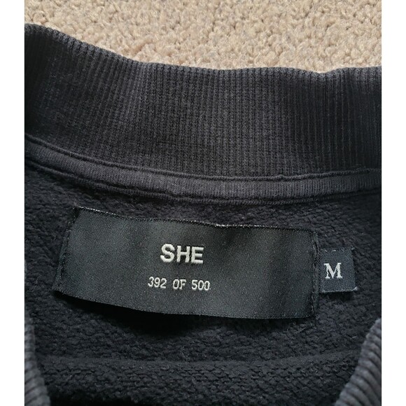 Darc Sport Wolves Forever She 392 Of 500 Crew-Neck Sweater Black Size M - Picture 4 of 9